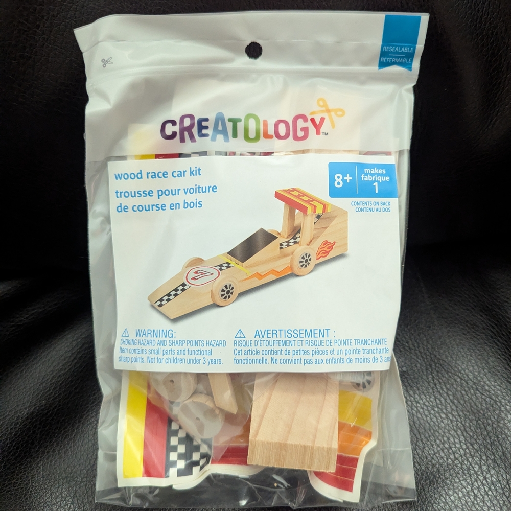 Wood Race Car Kit - Box Of 4